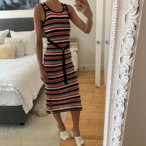 Karen Millen Striped Knit Maxi Dress - NWT!